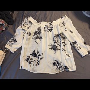 Lucky Brand off the shoulder blouse